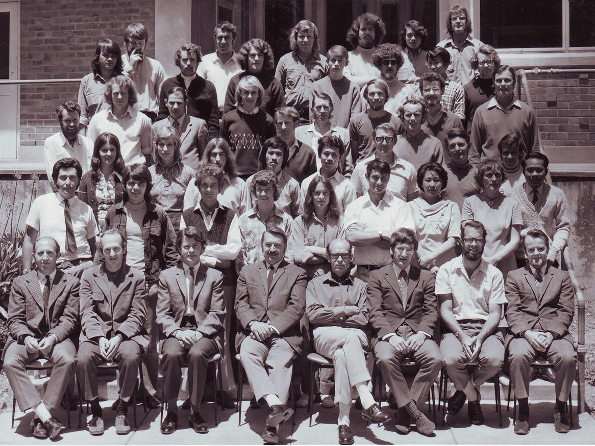 Organic Chemistry staff and students 1972