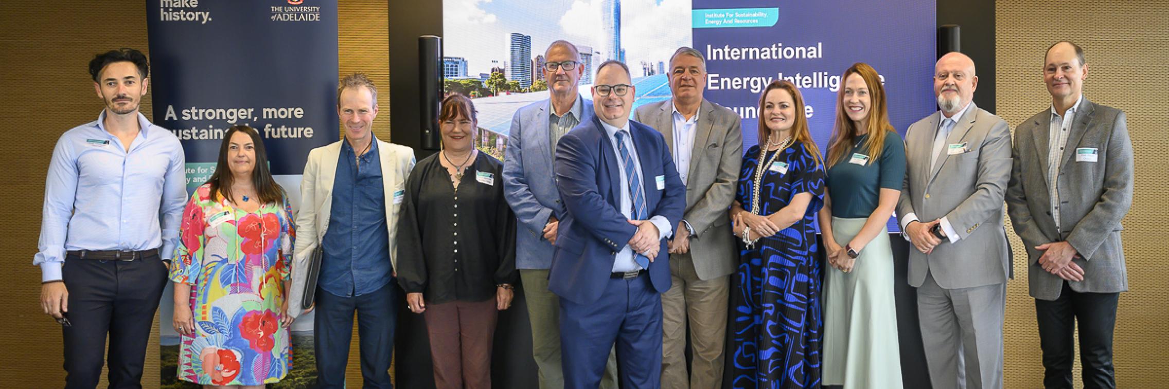 a photo of Morning group at the Energy Intelligence Roundtable talk