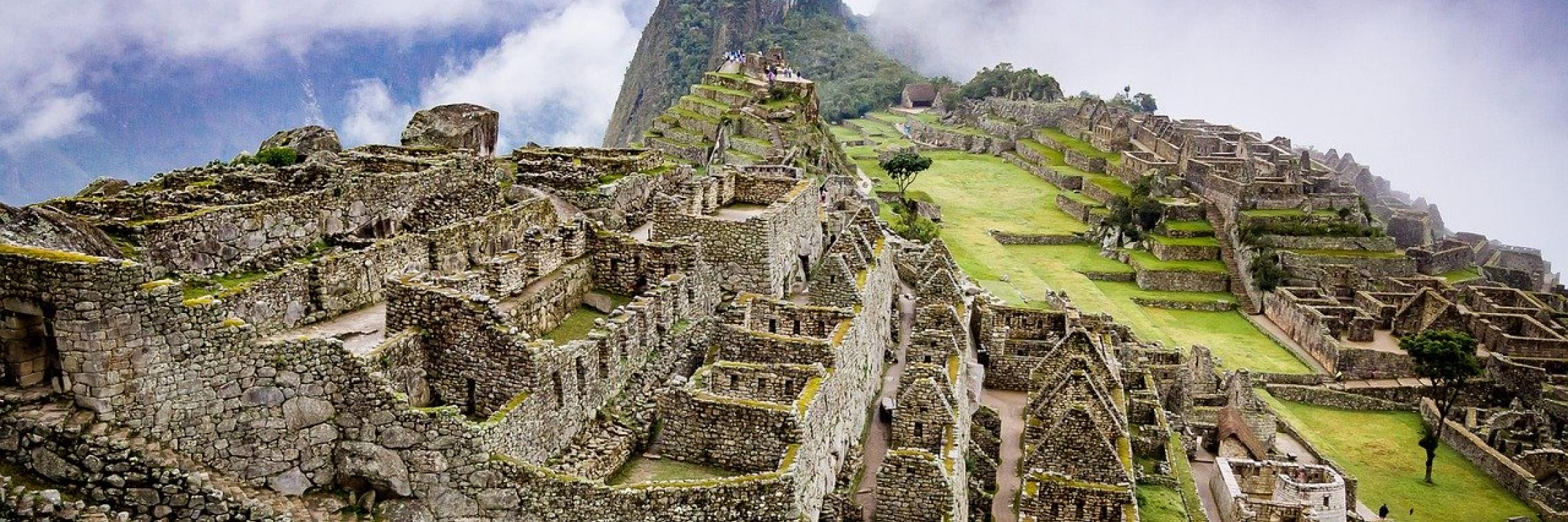 Landscape photo of Machu Picchu ruins