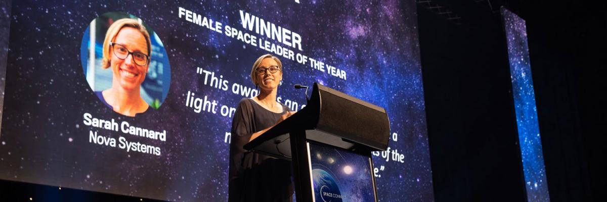 Sarah was the winner of the Female Space Leader of the Year at the 2022 Australian Space Awards