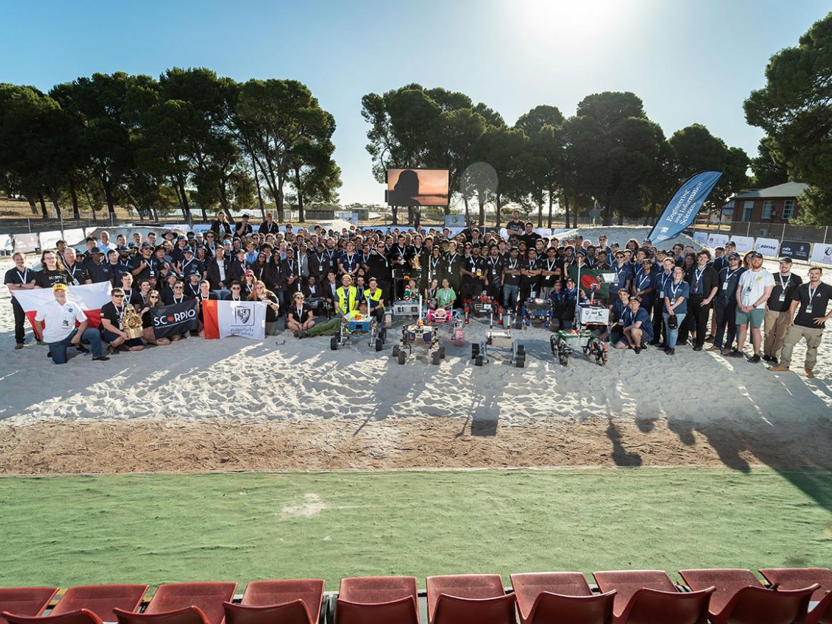 Australian Rover Challenge 2024 group shot