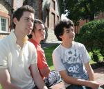 2005 Headstart students (from left) James Krumrey-Quinn, Tim Edwards and Stephen Kentish
Photo by Ben Osborne