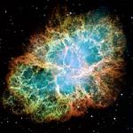 Supernovas, such as the one which created the Crab Nebula, are believed to send out bursts of gravity waves
Image by NASA