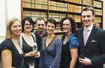 Zelling-Gray Scholars past and present (from left): Vanessa White, Kate Bradbury, John Gava, Gabrielle Appleby, Beth Nosworthy, and Adam Webster
Photo by Michael Mullan