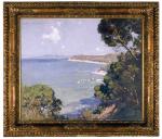 Arthur Streeton, <i>View from Barretts Point, Portsea</i>, oil on canvas, 1921.  University of Adelaide Visual Arts Collection.