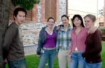 Headstart students (from left) Paul Avina, Kassondra Favaro, Katie Keene, Meng Wang and Cassie Ostle
Photo by Ben Osborne