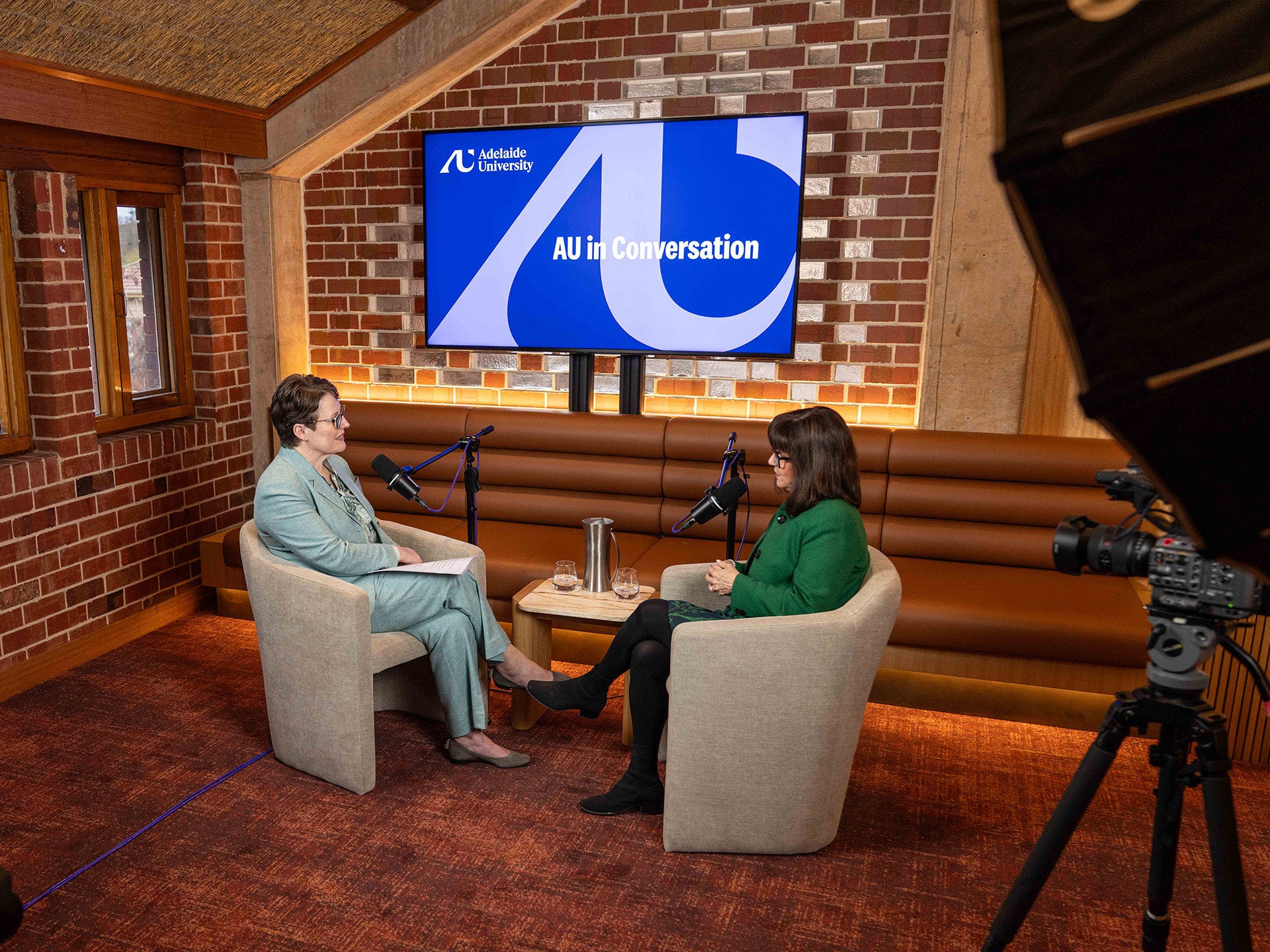 Episode 2, Immunity and impact: Vaccines, trust, and global health: Vice Chancellor and President Nicola Phillips and Professor Helen Marshall in studio.