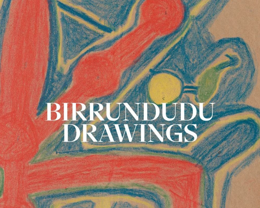 book cover Birrundudu drawings