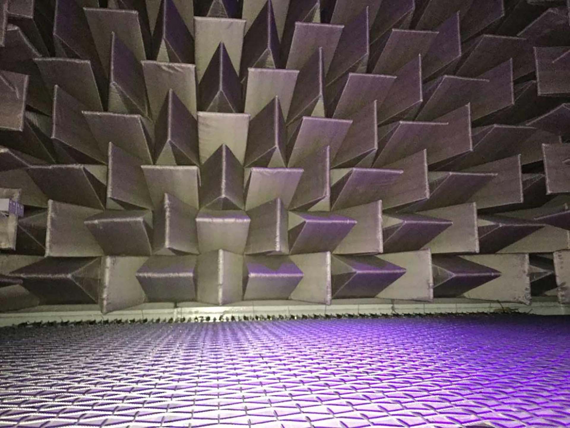 Acoustic chamber anechoic room