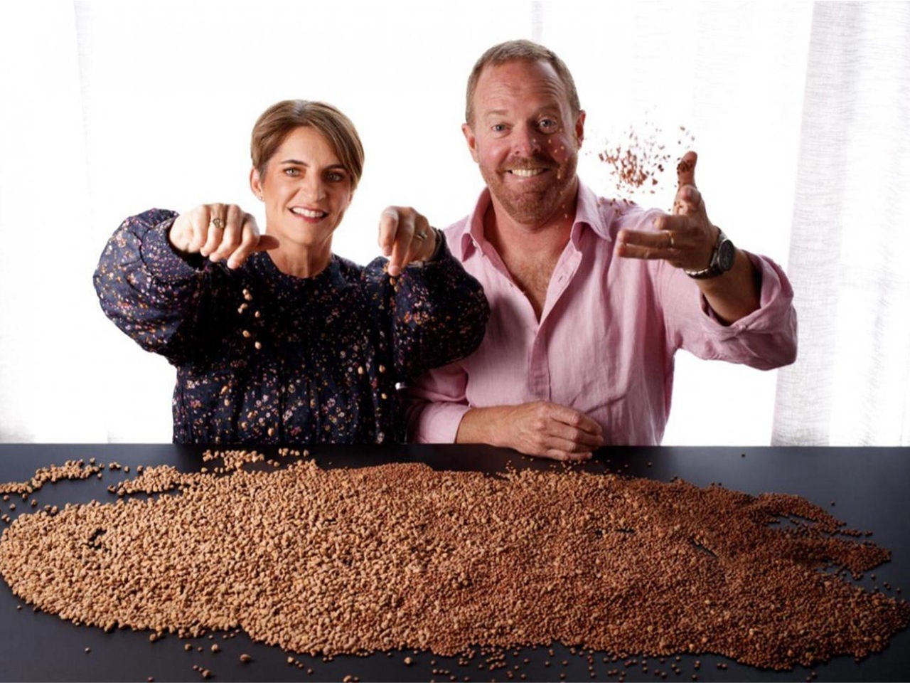 Cropify co-founder and CEO Anna Falkiner and co-founder and COO Andrew Hannon