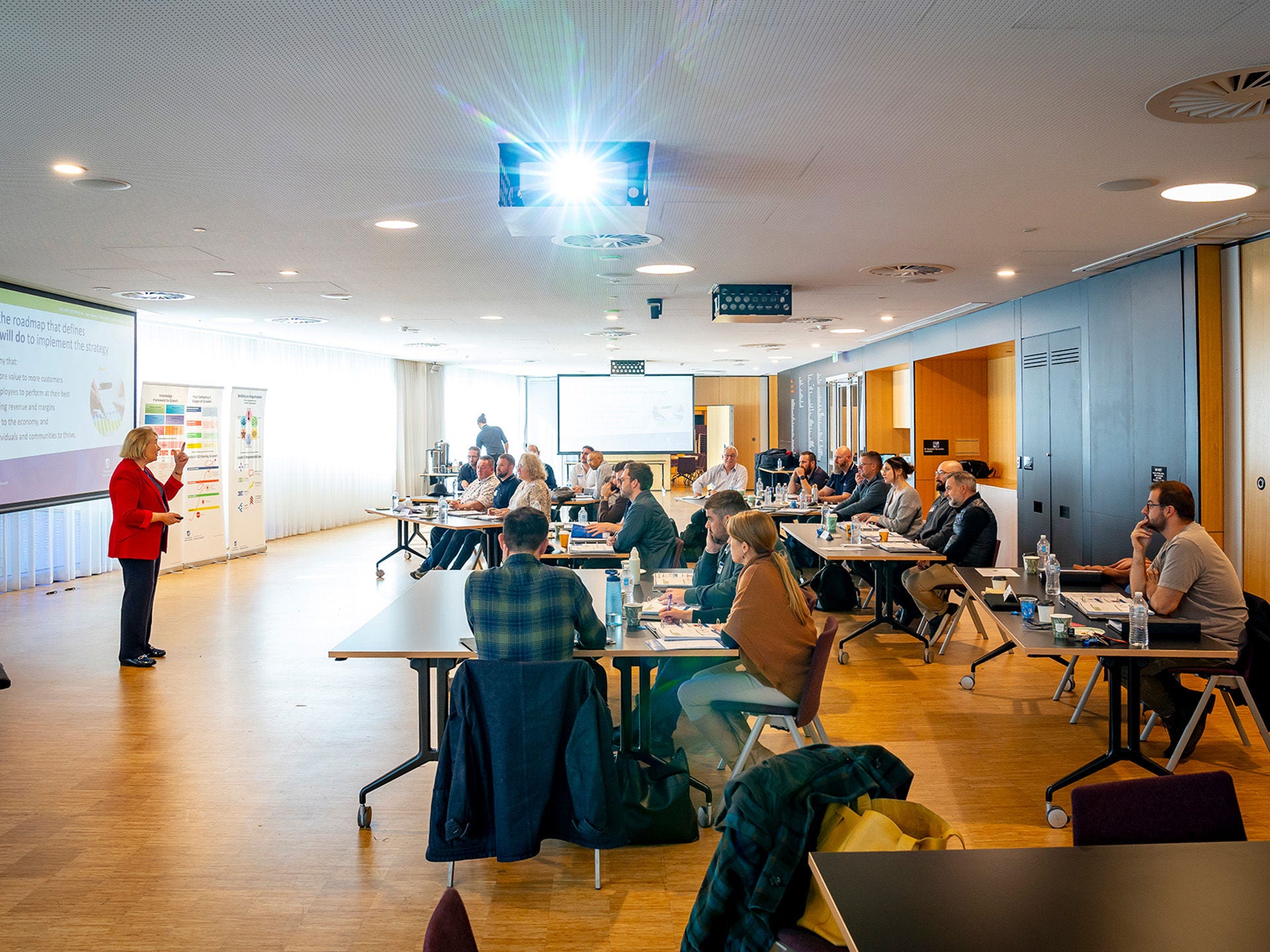 Education workshop on campus