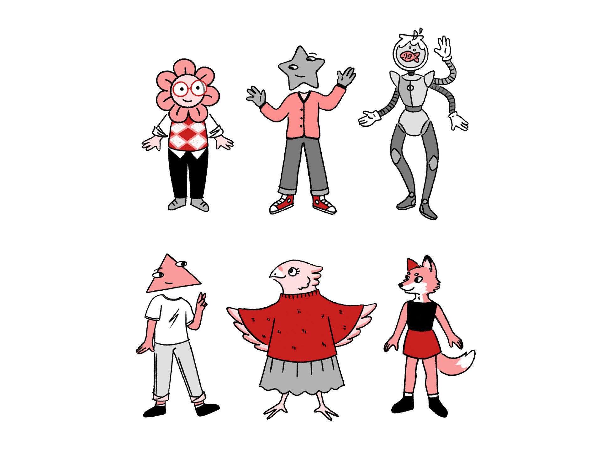Comic characters
