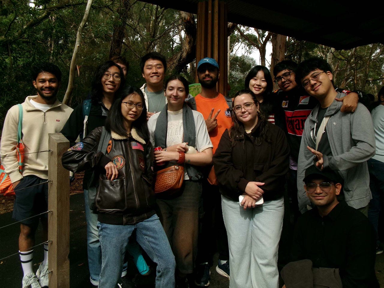 Students at Cleland Wildlife Park