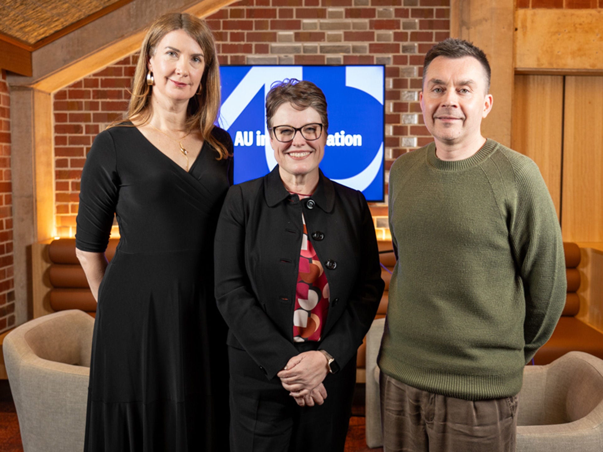 Episode 3, The future of the humanities: Professor Anna Goldsworthy, Vice Chancellor and President Nicola Phillips and Professor Craig Batty.