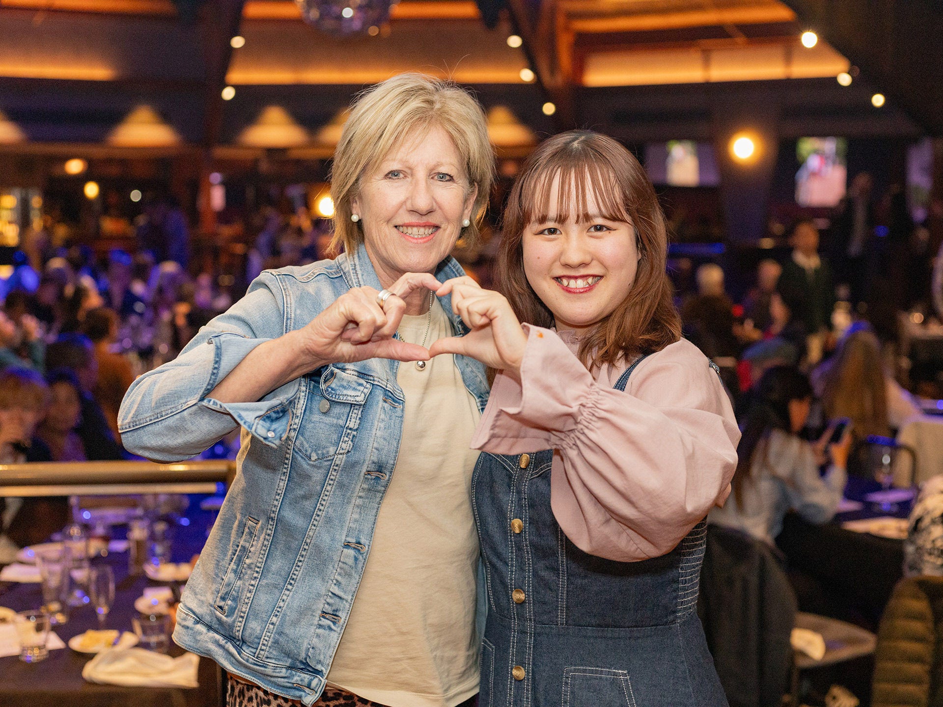 Homestay student with their homestay host