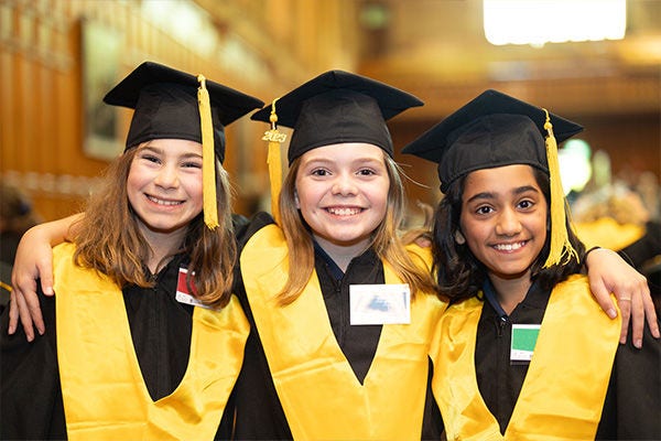 Children graduating children's university