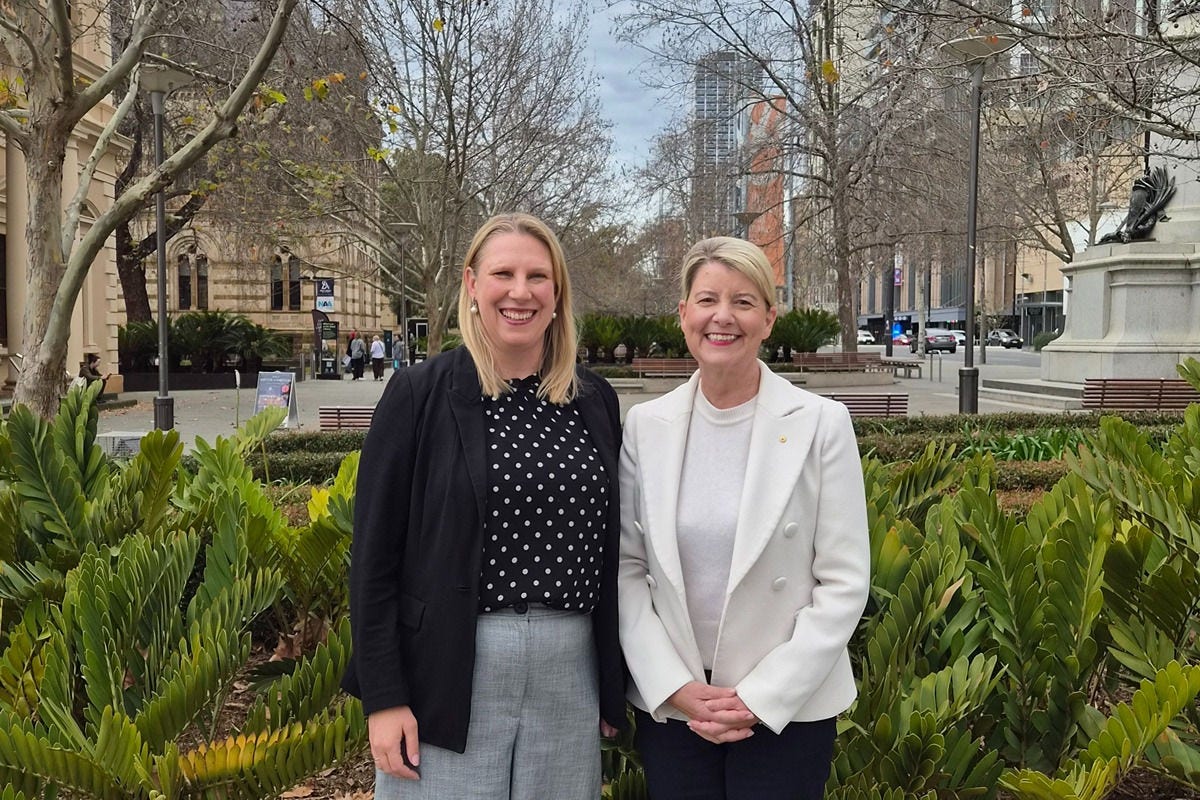 Professor Leah Bromfield and Natasha Stott Despoja AO