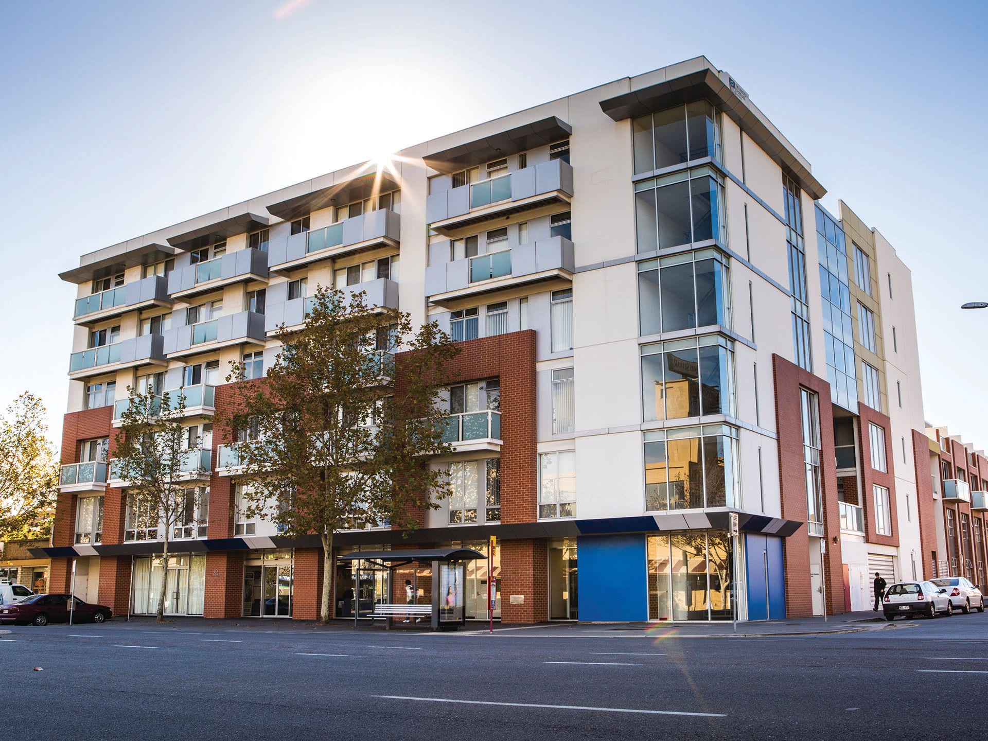 Adelaide University Village student accommodation building exterior