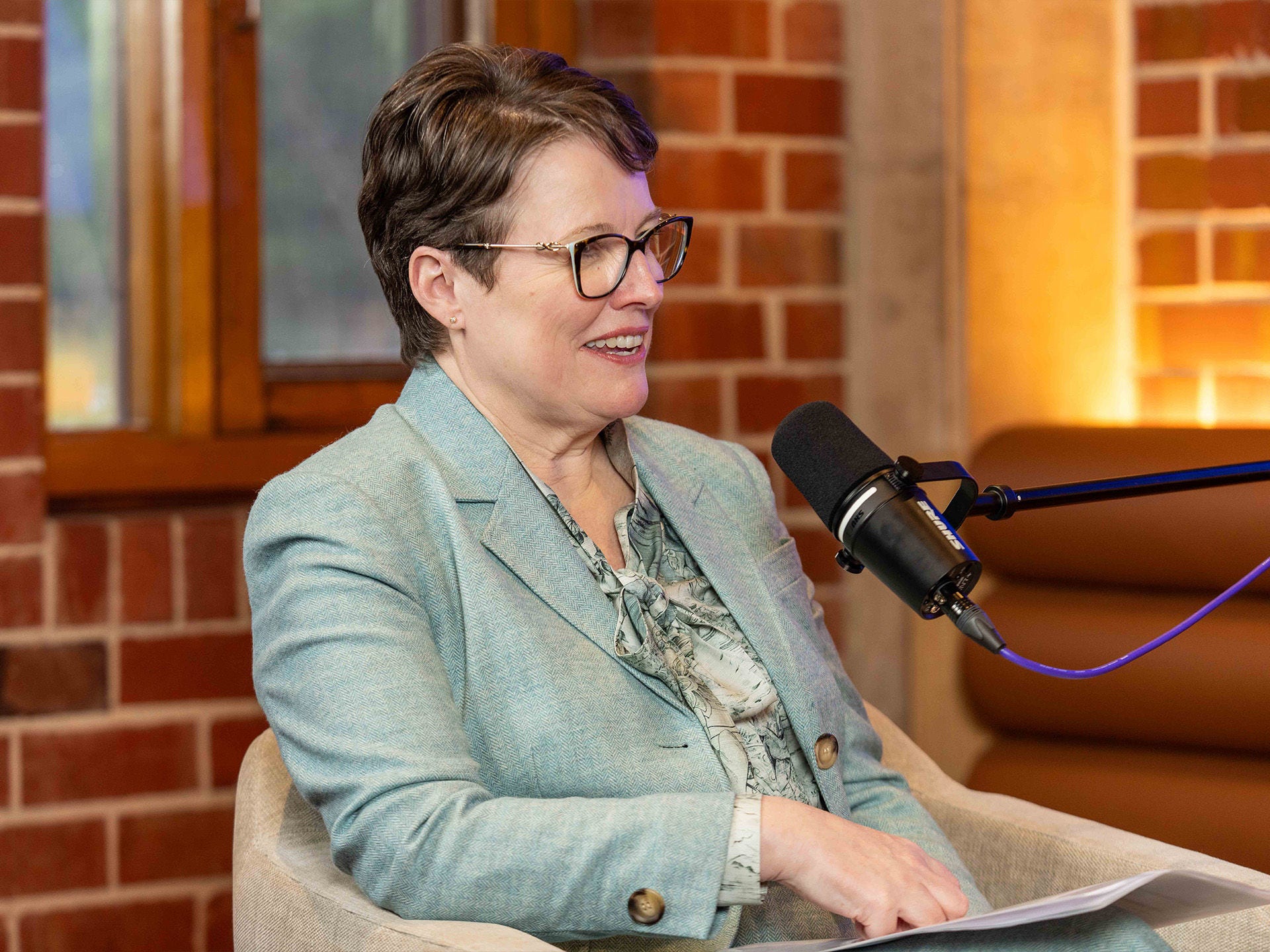 Episode 2, Immunity and impact: Vaccines, trust, and global health: Vice Chancellor and President Nicola Phillips in studio.