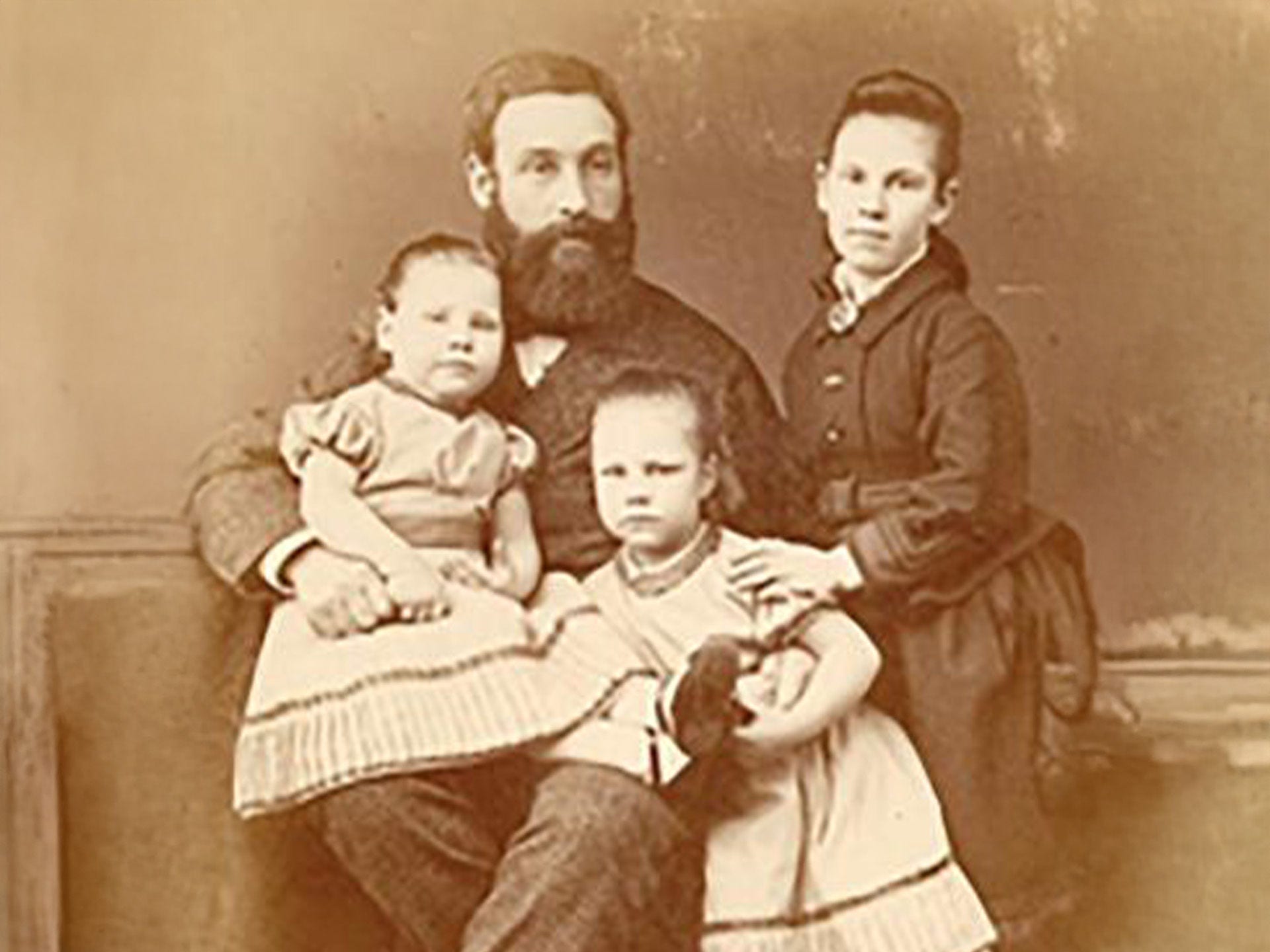 Peter Waite and family