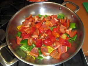 Harvesting ingredients for pizza