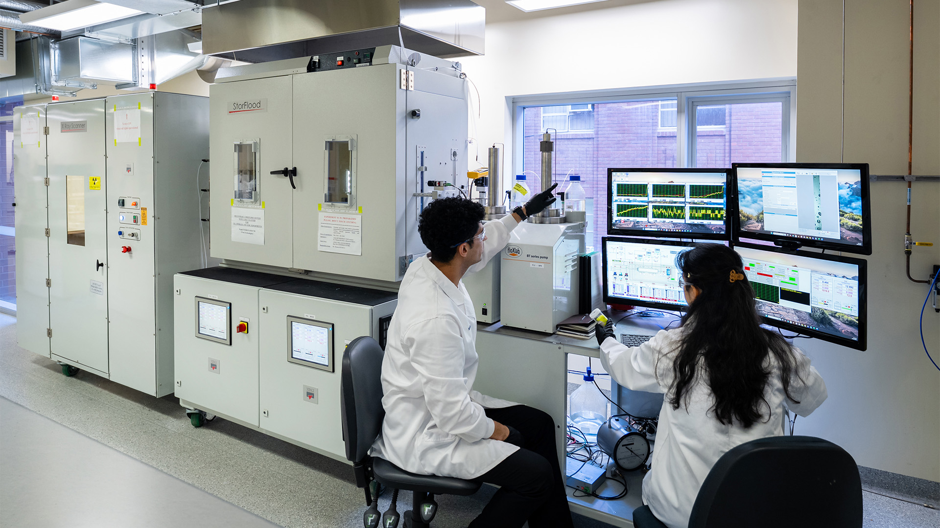 People in a lab