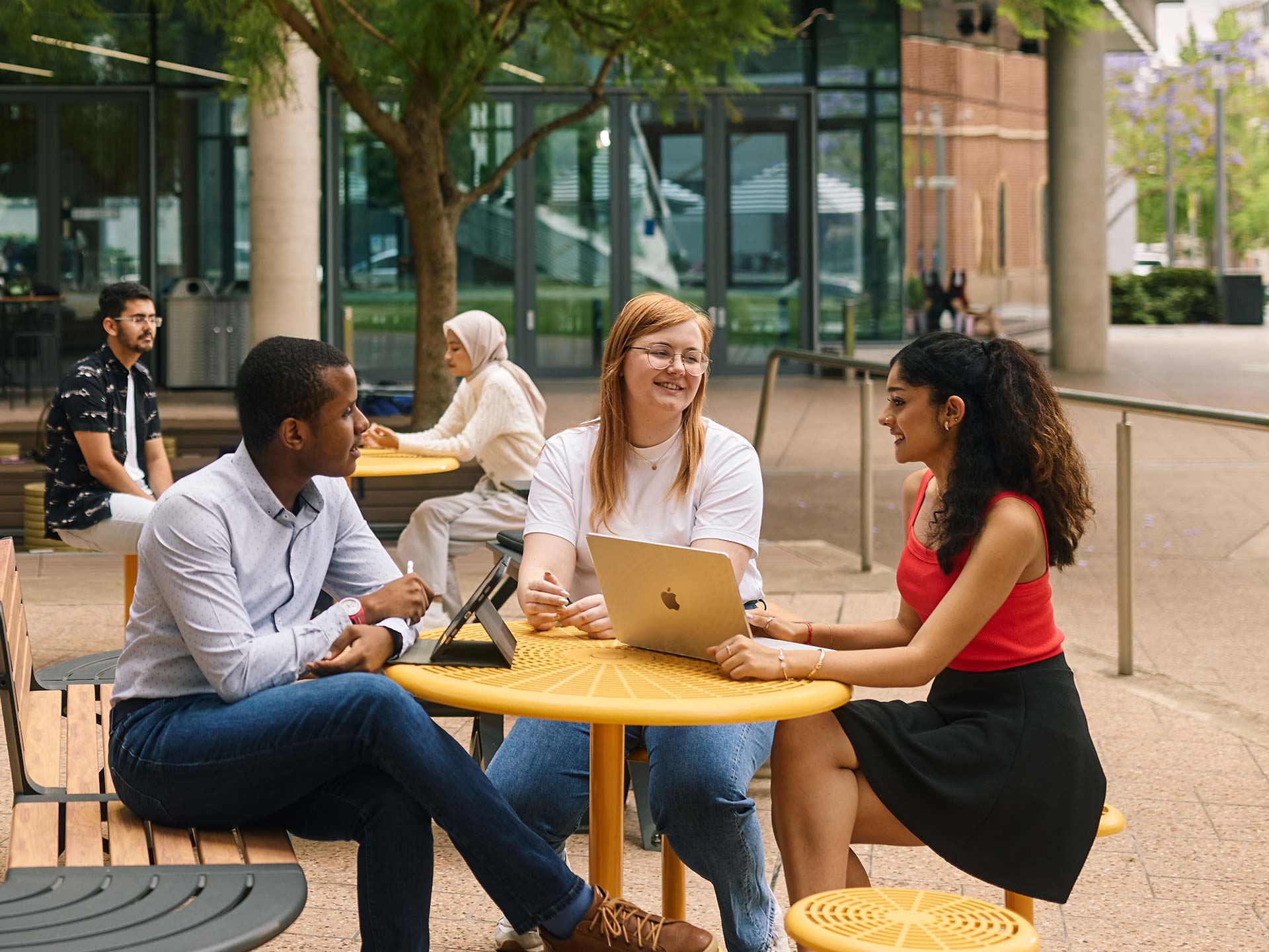 Adelaide University students gathering