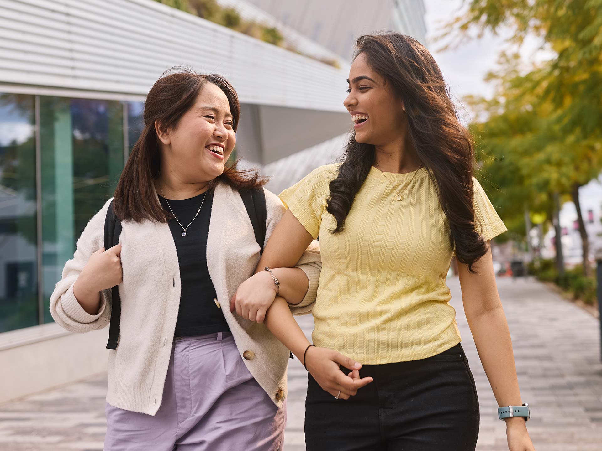Adelaide University students talking