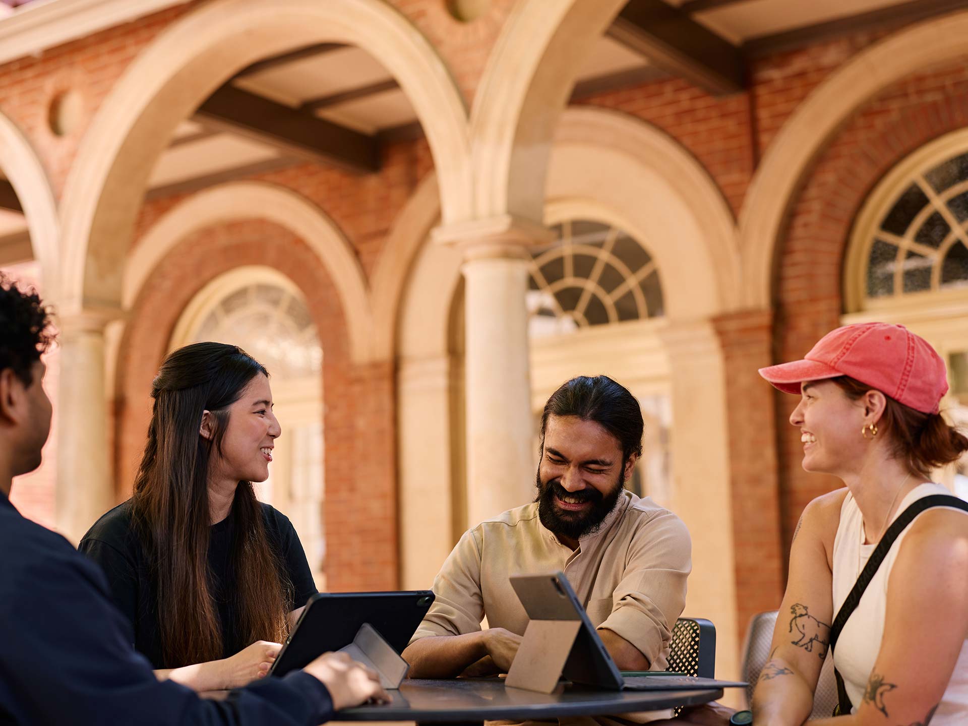 Adelaide University students gathering