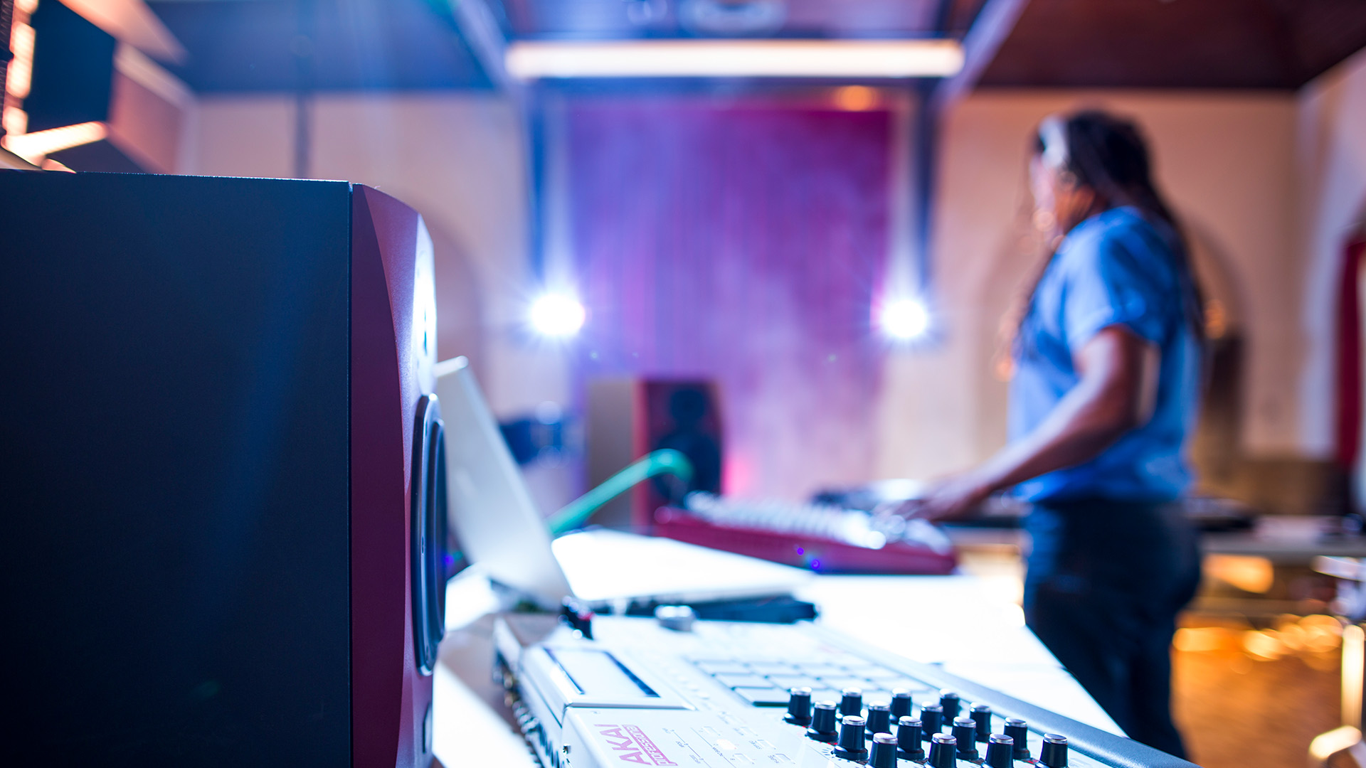 Aboriginal student studying music