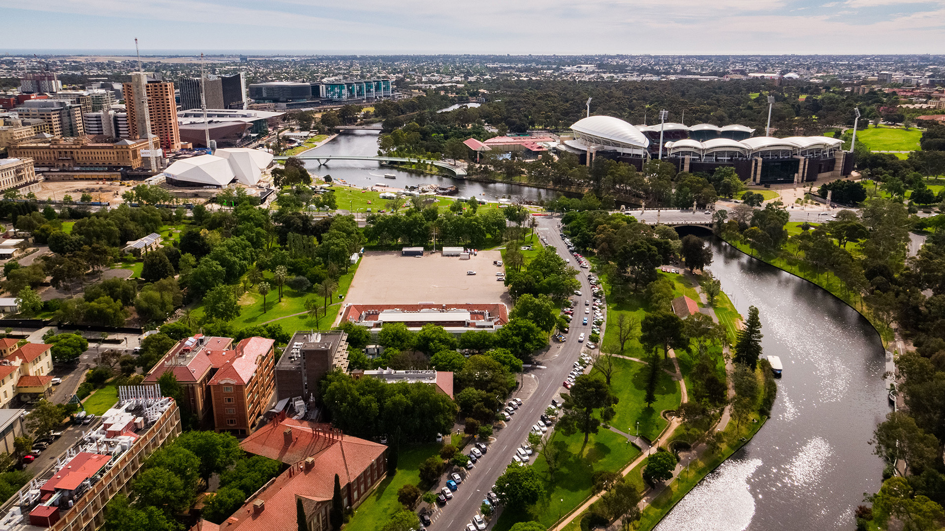 Adelaide city skyline