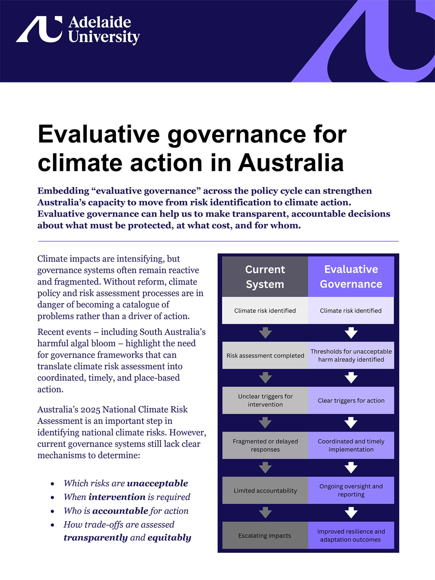 Evaluative governance for climate action in Australia