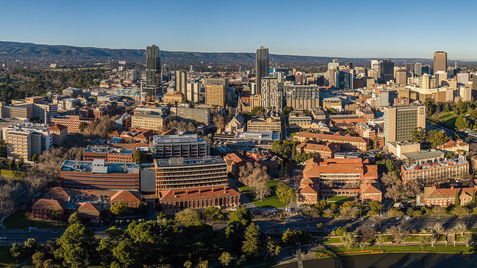 Adelaide city skyline