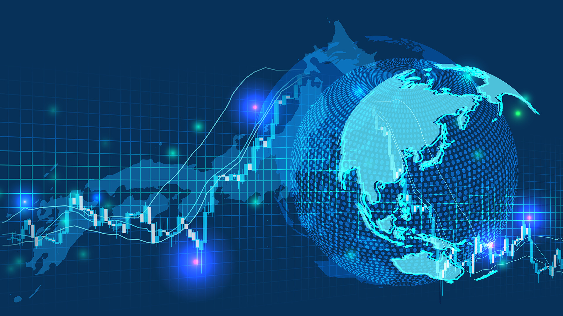 Global trade graphic