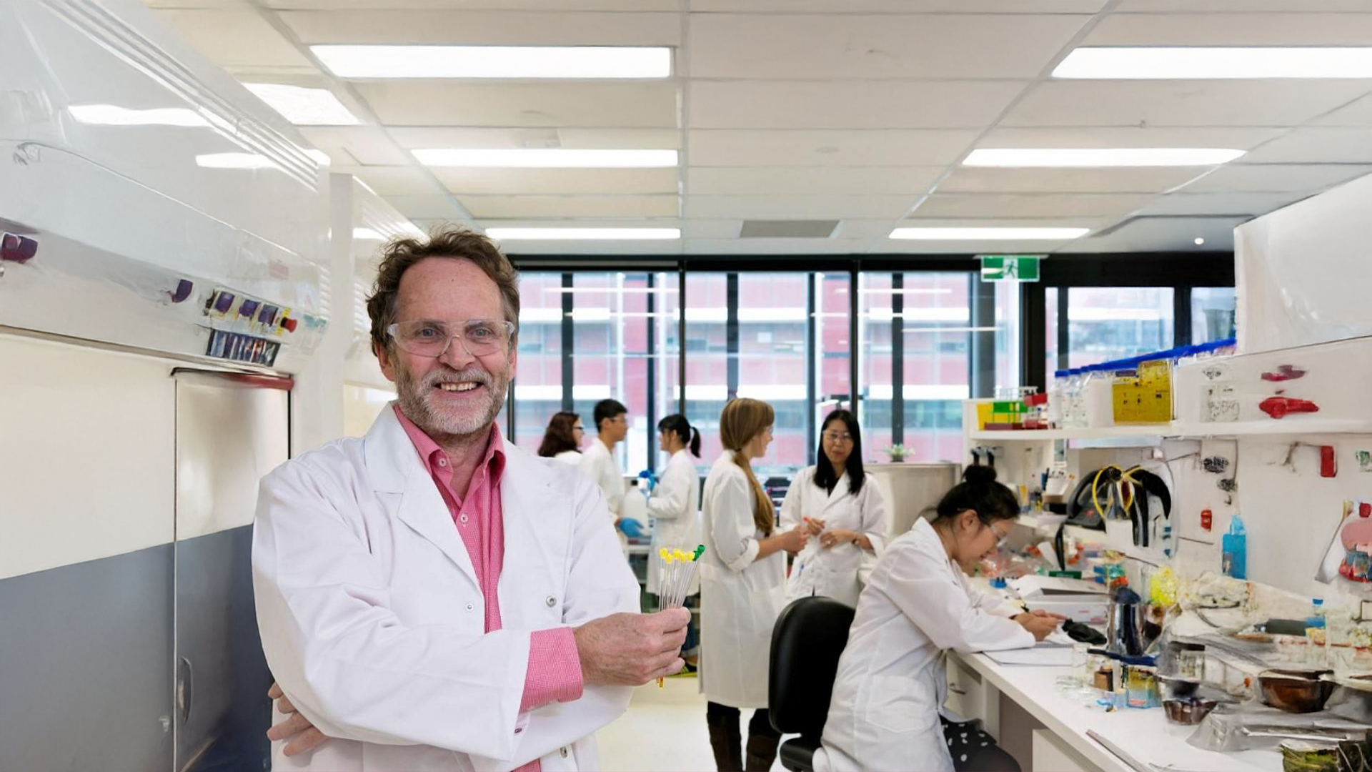 People in a lab