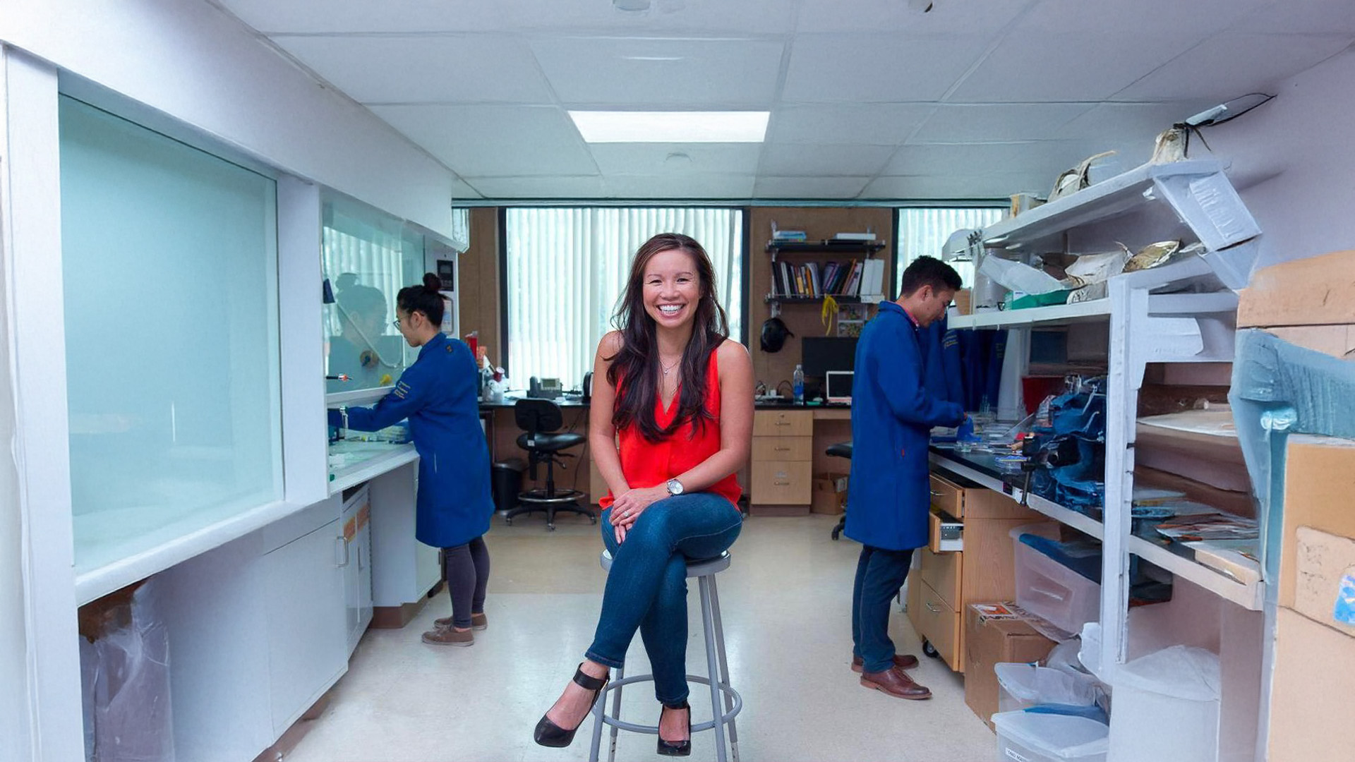 People in lab