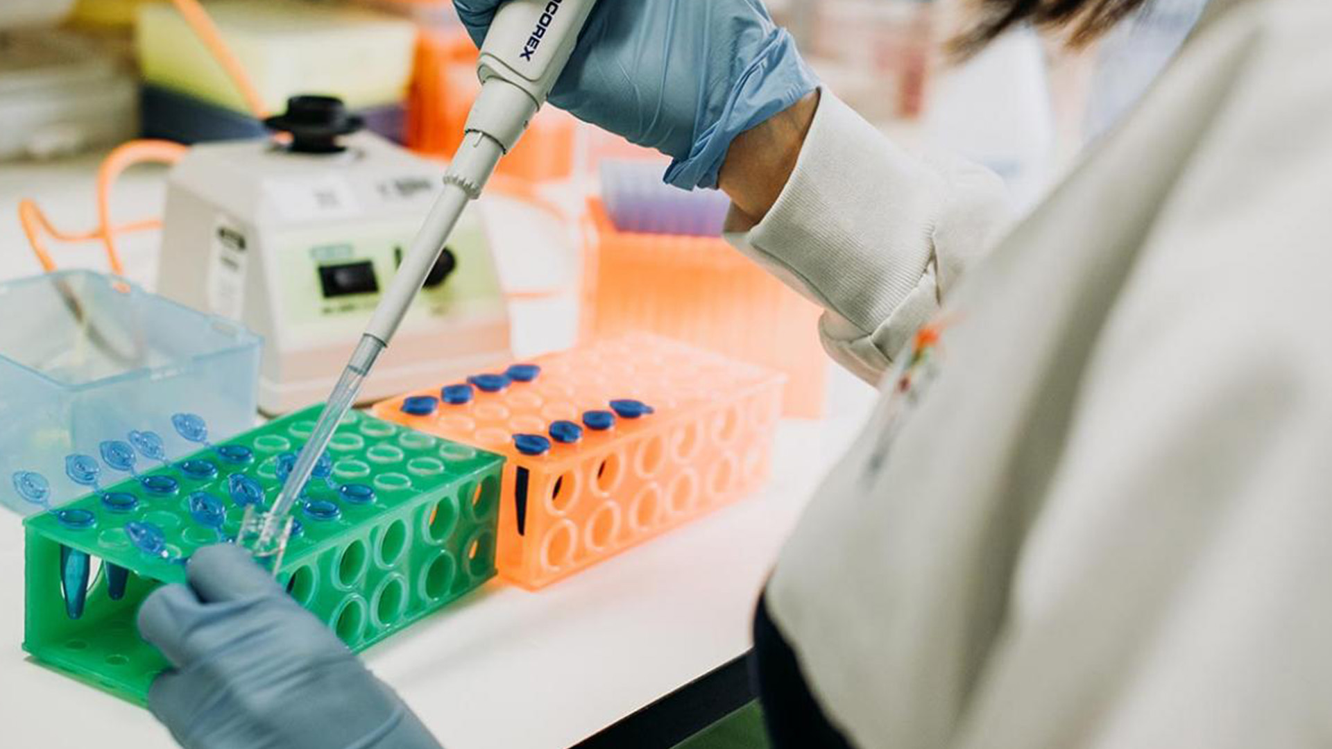 Researcher in a lab