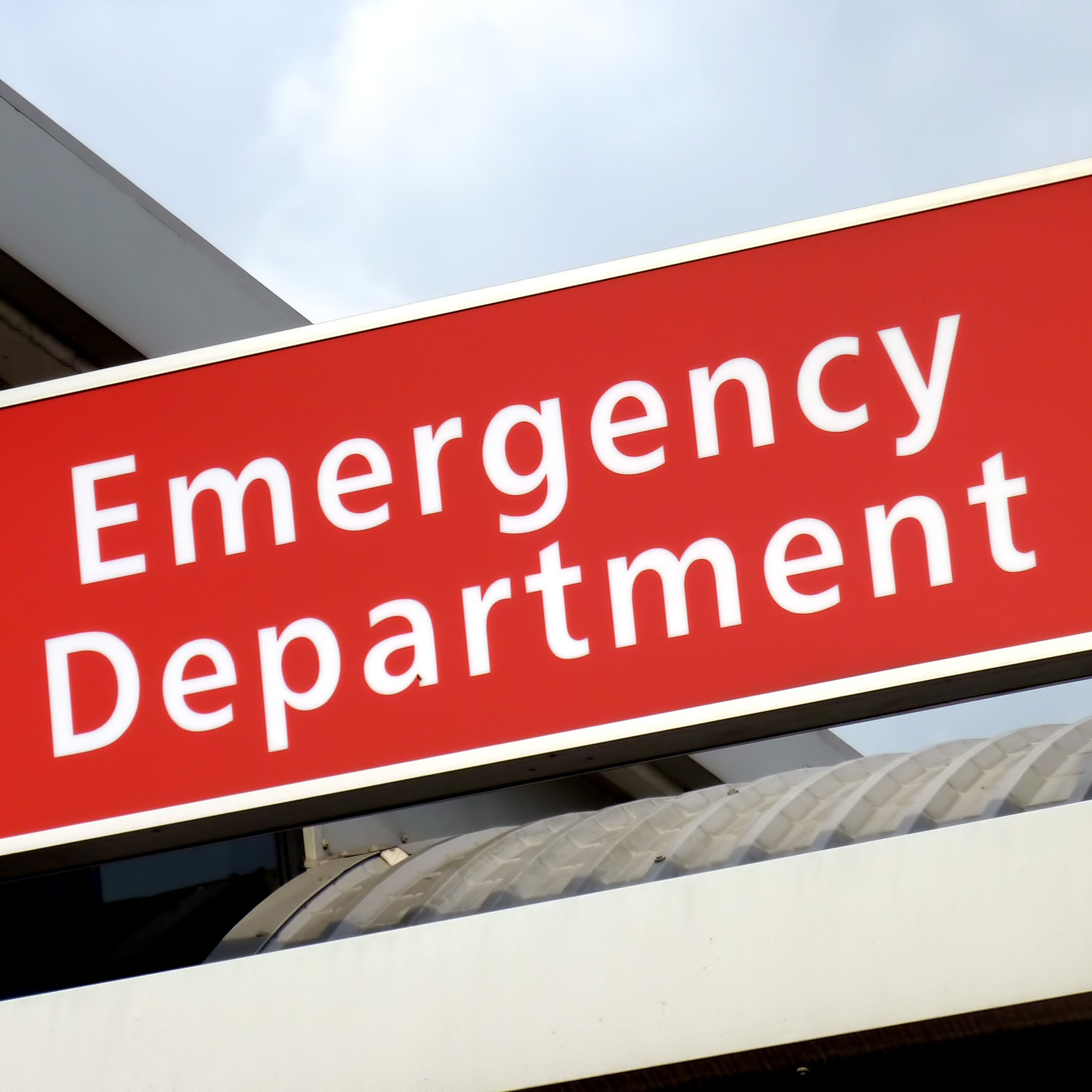Emergency Department sign