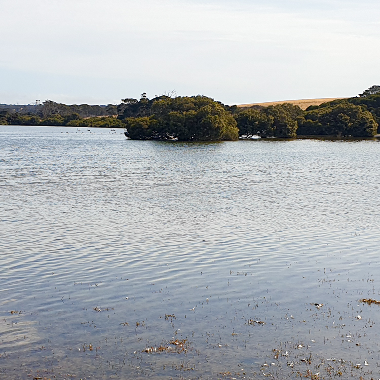 Lashmars Lagoon in Dudley Park on Kangaroo Island