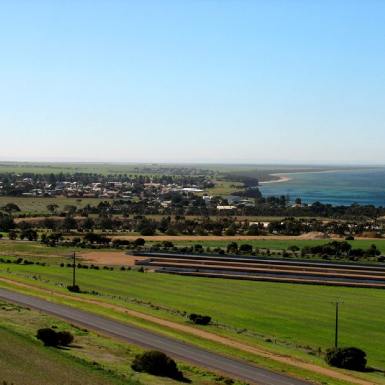 Stretch of barren land on Yorke Peninsula