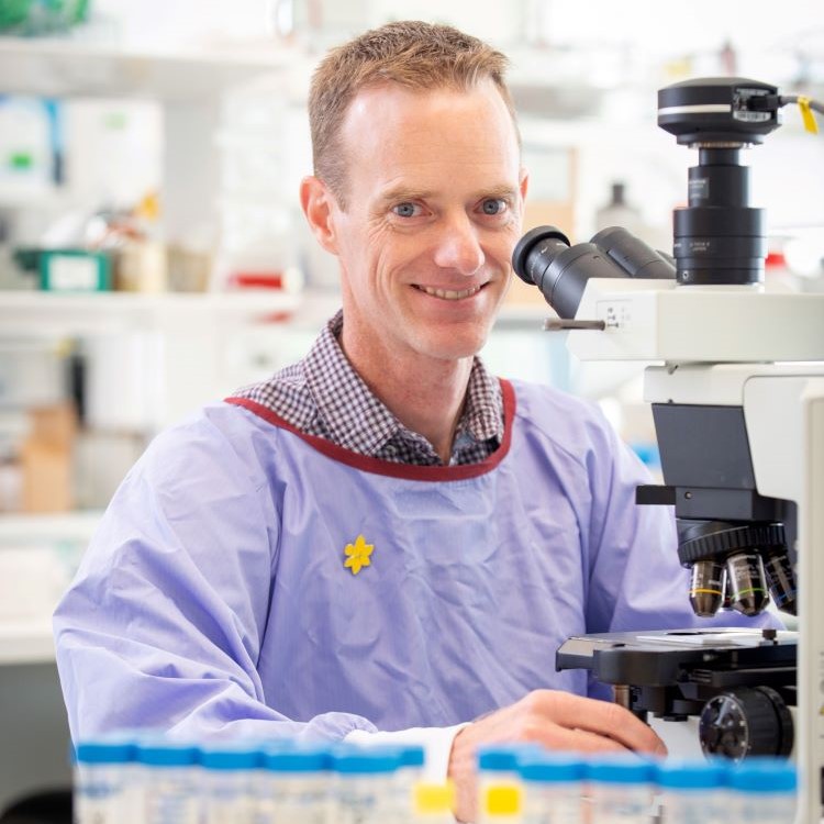 Researcher in the lab