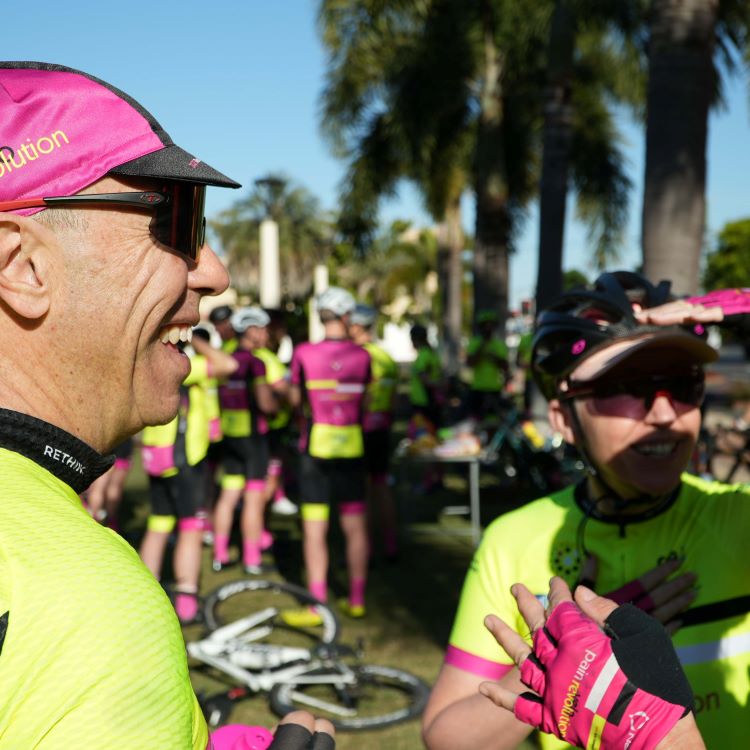 Photo of cyclists 