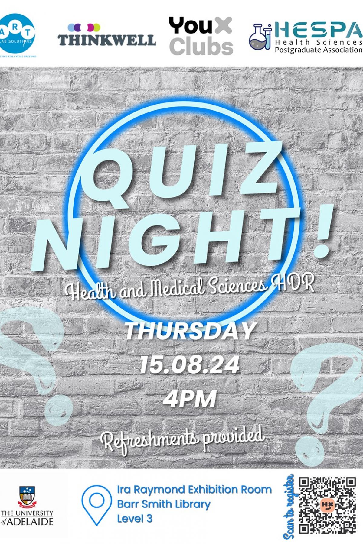 Quiz night poster