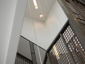 Photo of the old Elevator shaft with lighting