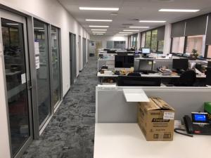 Photo of refurbished office area