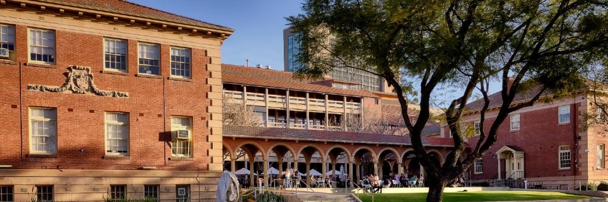 Union House and the Cloisters from Victoria Drive