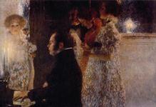 Schubert am Klavier II, Gustav Klimt
