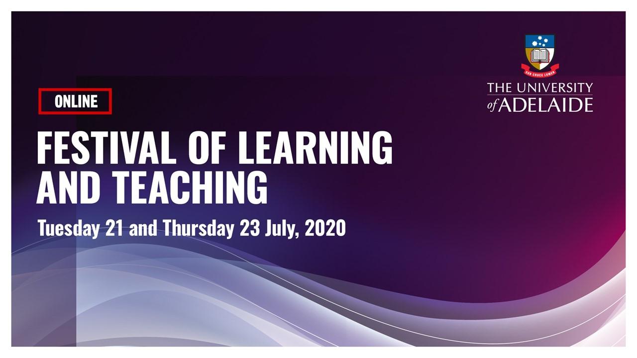 Festival of Learning and Teaching - Online