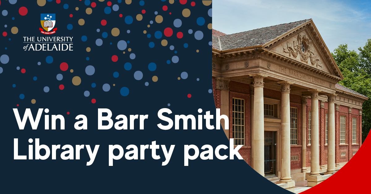 Win A Barr Smith Library Party Pack! | University Library | University ...