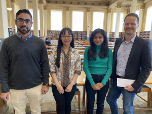 From L-R: Raheel Shaikh, Yoko Brigitte Wang, Sonia Nath and Nathan Jones